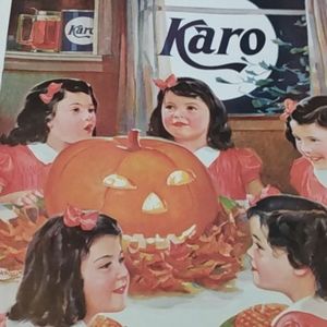 1938 Karo Syrup W/ Dionne Quintuplets Add